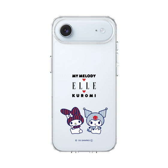 スリムプロテクションケース［ ELLE×マイメロディ＆クロミ - トリコロールカラーグラフィック8 ］