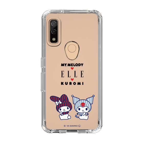 スリムプロテクションケース［ ELLE×マイメロディ＆クロミ - トリコロールカラーグラフィック8 ］