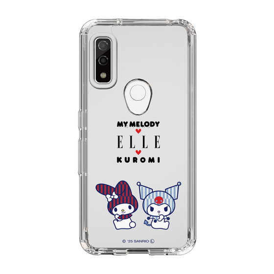 スリムプロテクションケース［ ELLE×マイメロディ＆クロミ - トリコロールカラーグラフィック8 ］