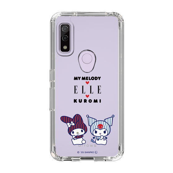スリムプロテクションケース［ ELLE×マイメロディ＆クロミ - トリコロールカラーグラフィック8 ］