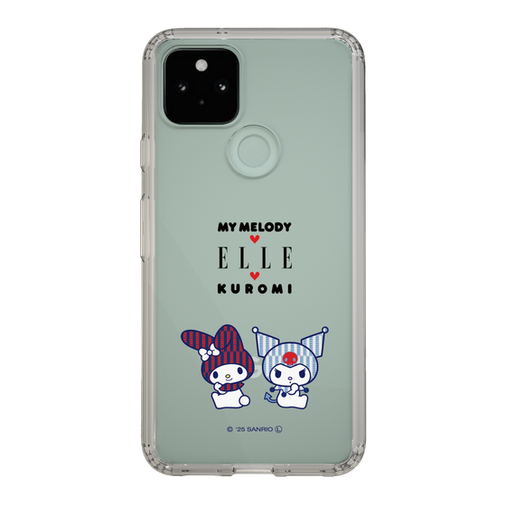 スリムプロテクションケース［ ELLE×マイメロディ＆クロミ - トリコロールカラーグラフィック8 ］
