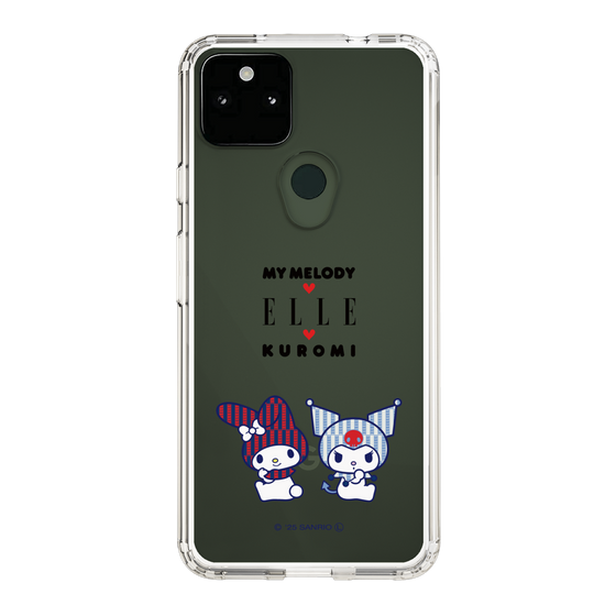 スリムプロテクションケース［ ELLE×マイメロディ＆クロミ - トリコロールカラーグラフィック8 ］