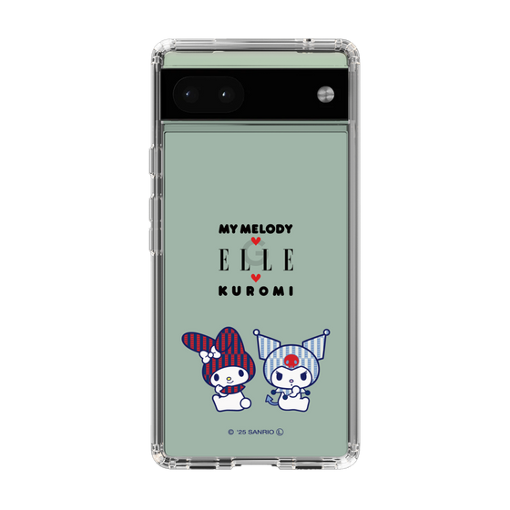 スリムプロテクションケース［ ELLE×マイメロディ＆クロミ - トリコロールカラーグラフィック8 ］