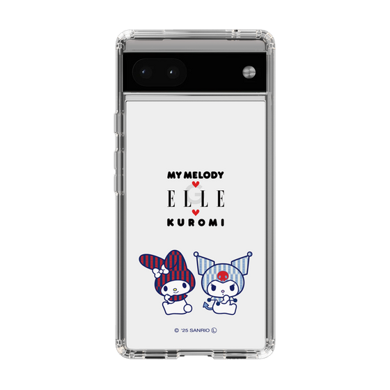 スリムプロテクションケース［ ELLE×マイメロディ＆クロミ - トリコロールカラーグラフィック8 ］