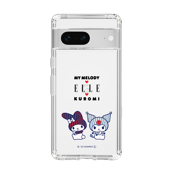 スリムプロテクションケース［ ELLE×マイメロディ＆クロミ - トリコロールカラーグラフィック8 ］