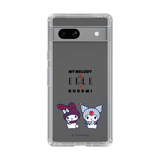 スリムプロテクションケース［ ELLE×マイメロディ＆クロミ - トリコロールカラーグラフィック8 ］