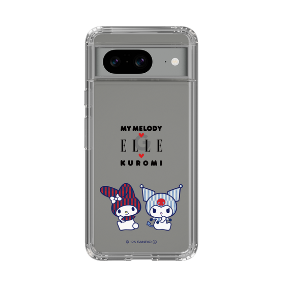 スリムプロテクションケース［ ELLE×マイメロディ＆クロミ - トリコロールカラーグラフィック8 ］