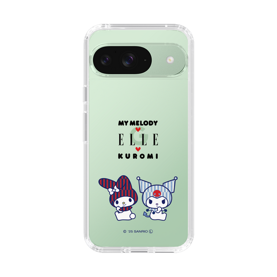 スリムプロテクションケース［ ELLE×マイメロディ＆クロミ - トリコロールカラーグラフィック8 ］