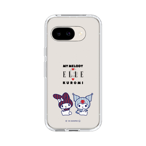 スリムプロテクションケース［ ELLE×マイメロディ＆クロミ - トリコロールカラーグラフィック8 ］