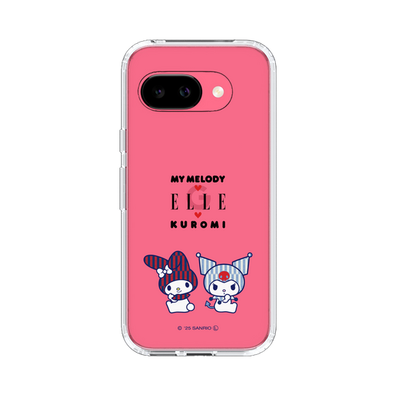 スリムプロテクションケース［ ELLE×マイメロディ＆クロミ - トリコロールカラーグラフィック8 ］