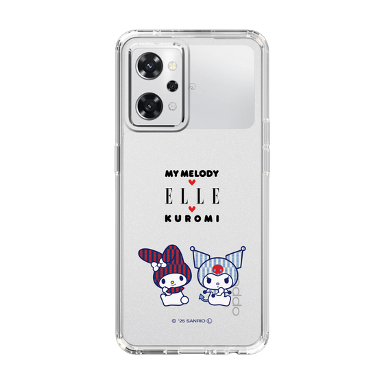 スリムプロテクションケース［ ELLE×マイメロディ＆クロミ - トリコロールカラーグラフィック8 ］