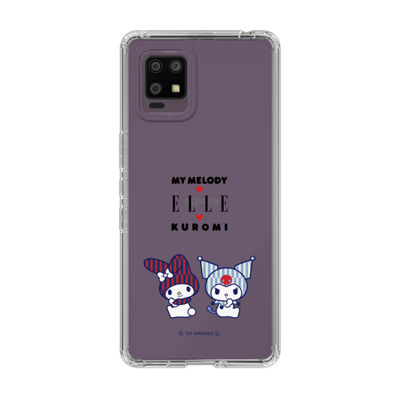 スリムプロテクションケース［ ELLE×マイメロディ＆クロミ - トリコロールカラーグラフィック8 ］