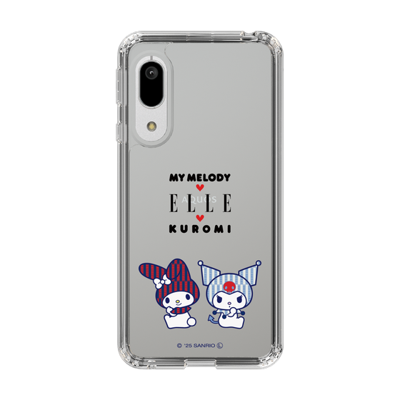 スリムプロテクションケース［ ELLE×マイメロディ＆クロミ - トリコロールカラーグラフィック8 ］
