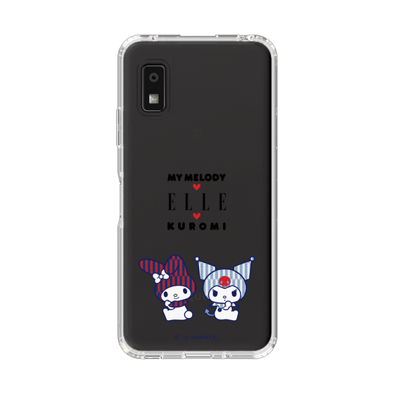 スリムプロテクションケース［ ELLE×マイメロディ＆クロミ - トリコロールカラーグラフィック8 ］