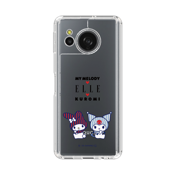 スリムプロテクションケース［ ELLE×マイメロディ＆クロミ - トリコロールカラーグラフィック8 ］