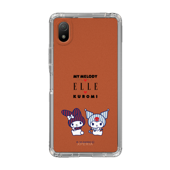 スリムプロテクションケース［ ELLE×マイメロディ＆クロミ - トリコロールカラーグラフィック8 ］