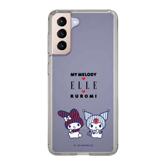 スリムプロテクションケース［ ELLE×マイメロディ＆クロミ - トリコロールカラーグラフィック8 ］