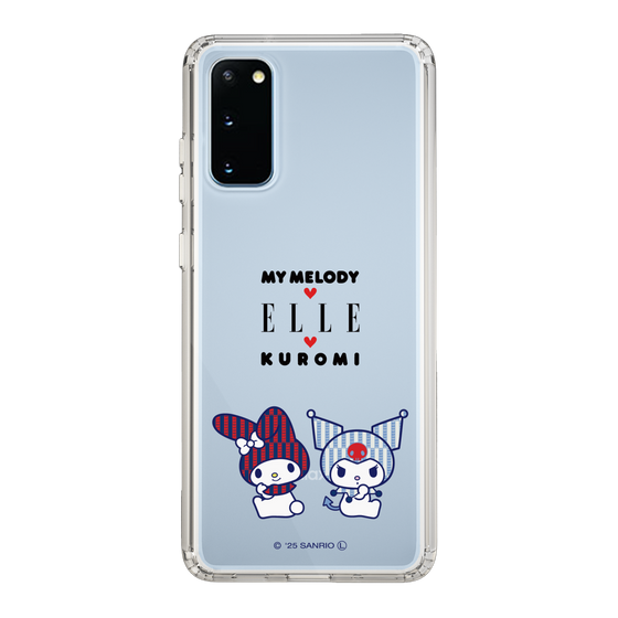 スリムプロテクションケース［ ELLE×マイメロディ＆クロミ - トリコロールカラーグラフィック8 ］