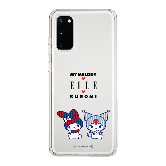 スリムプロテクションケース［ ELLE×マイメロディ＆クロミ - トリコロールカラーグラフィック8 ］