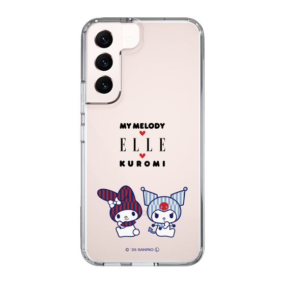 スリムプロテクションケース［ ELLE×マイメロディ＆クロミ - トリコロールカラーグラフィック8 ］
