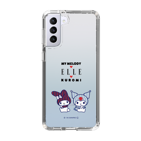 スリムプロテクションケース［ ELLE×マイメロディ＆クロミ - トリコロールカラーグラフィック8 ］