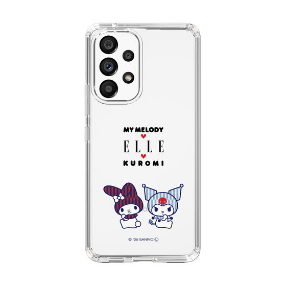 スリムプロテクションケース［ ELLE×マイメロディ＆クロミ - トリコロールカラーグラフィック8 ］