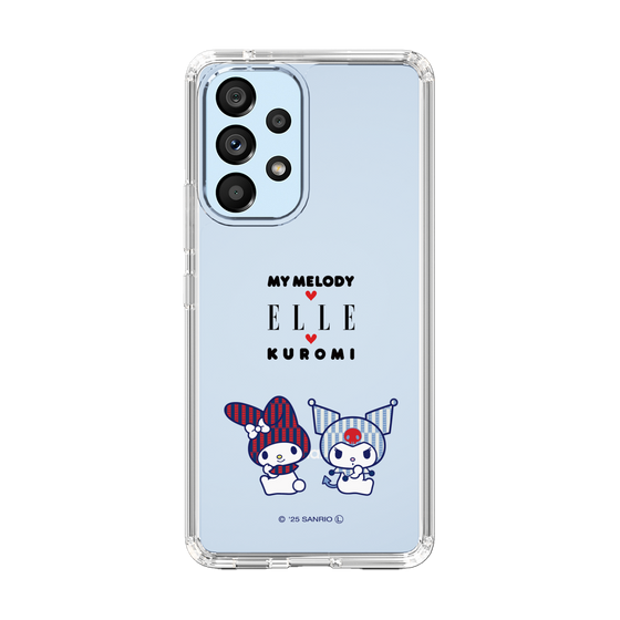 スリムプロテクションケース［ ELLE×マイメロディ＆クロミ - トリコロールカラーグラフィック8 ］