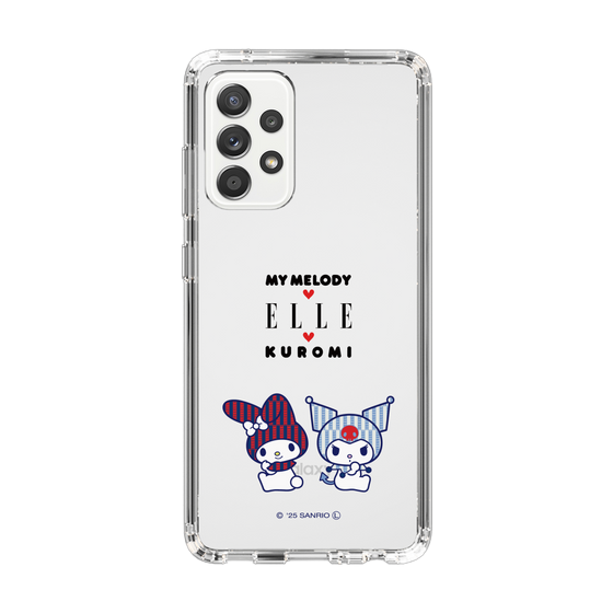 スリムプロテクションケース［ ELLE×マイメロディ＆クロミ - トリコロールカラーグラフィック8 ］