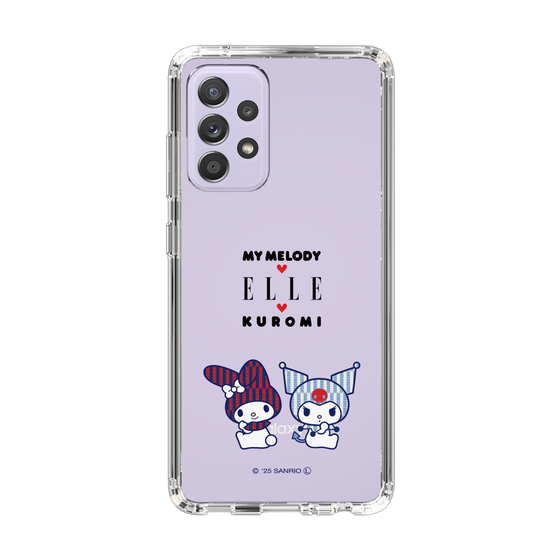 スリムプロテクションケース［ ELLE×マイメロディ＆クロミ - トリコロールカラーグラフィック8 ］