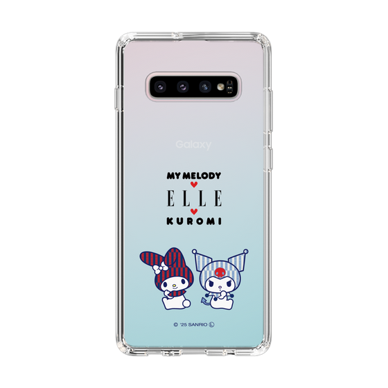 スリムプロテクションケース［ ELLE×マイメロディ＆クロミ - トリコロールカラーグラフィック8 ］