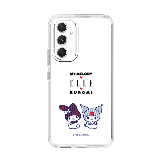 スリムプロテクションケース［ ELLE×マイメロディ＆クロミ - トリコロールカラーグラフィック8 ］