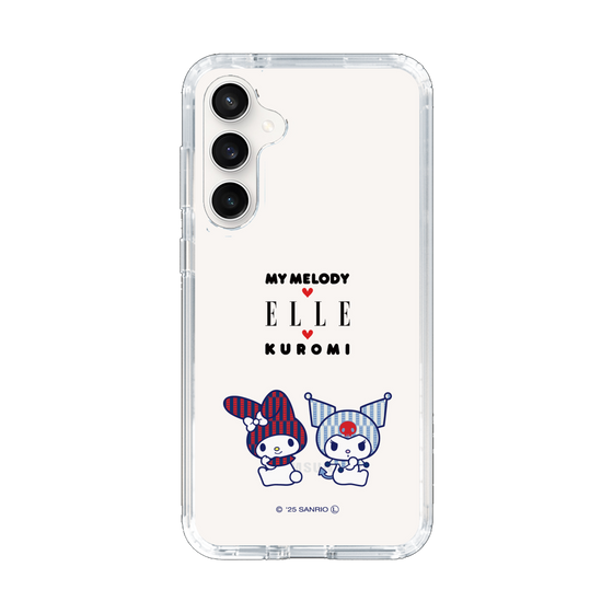 スリムプロテクションケース［ ELLE×マイメロディ＆クロミ - トリコロールカラーグラフィック8 ］