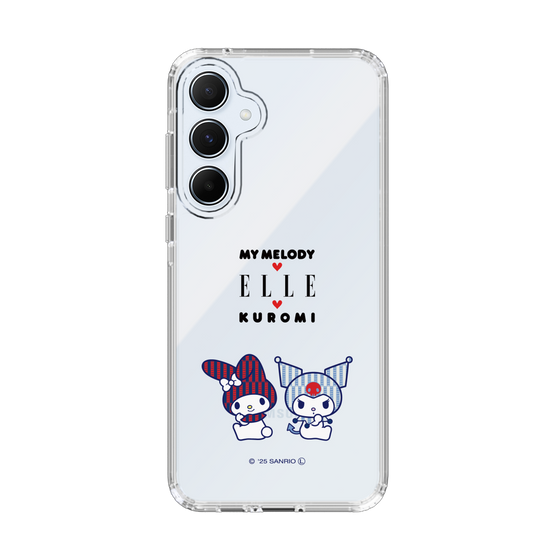 スリムプロテクションケース［ ELLE×マイメロディ＆クロミ - トリコロールカラーグラフィック8 ］