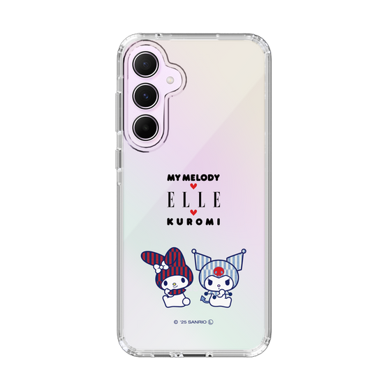 スリムプロテクションケース［ ELLE×マイメロディ＆クロミ - トリコロールカラーグラフィック8 ］