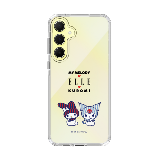 スリムプロテクションケース［ ELLE×マイメロディ＆クロミ - トリコロールカラーグラフィック8 ］
