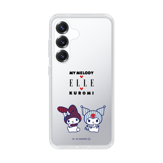スリムプロテクションケース［ ELLE×マイメロディ＆クロミ - トリコロールカラーグラフィック8 ］