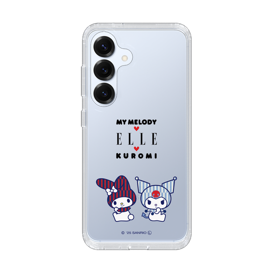 スリムプロテクションケース［ ELLE×マイメロディ＆クロミ - トリコロールカラーグラフィック8 ］