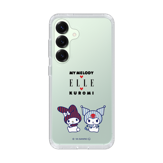 スリムプロテクションケース［ ELLE×マイメロディ＆クロミ - トリコロールカラーグラフィック8 ］