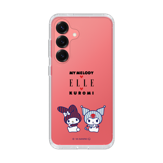 スリムプロテクションケース［ ELLE×マイメロディ＆クロミ - トリコロールカラーグラフィック8 ］
