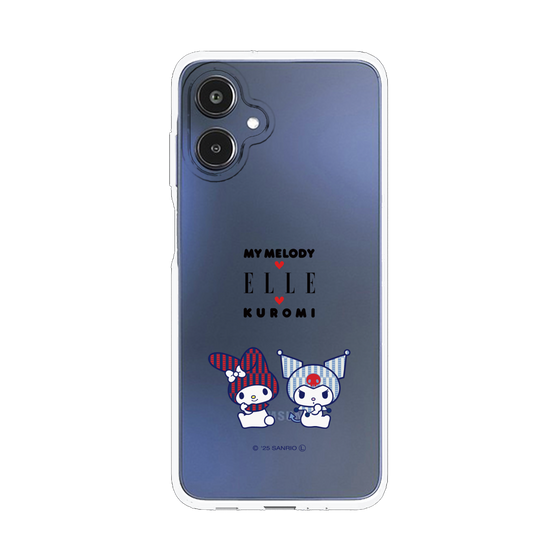 スリムプロテクションケース［ ELLE×マイメロディ＆クロミ - トリコロールカラーグラフィック8 ］