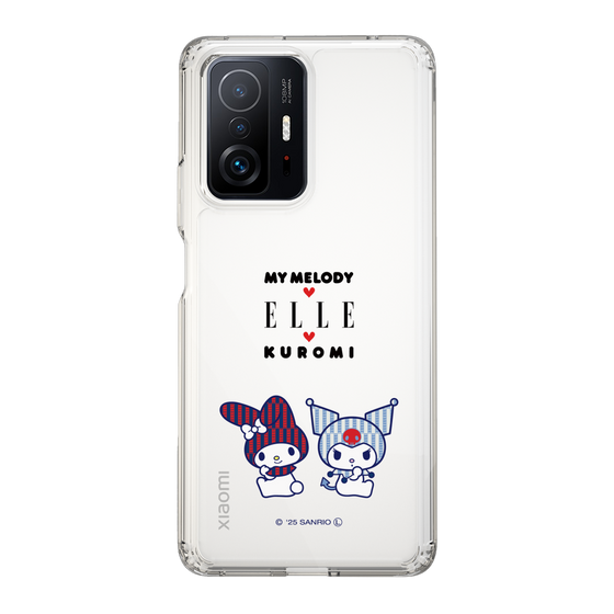 スリムプロテクションケース［ ELLE×マイメロディ＆クロミ - トリコロールカラーグラフィック8 ］