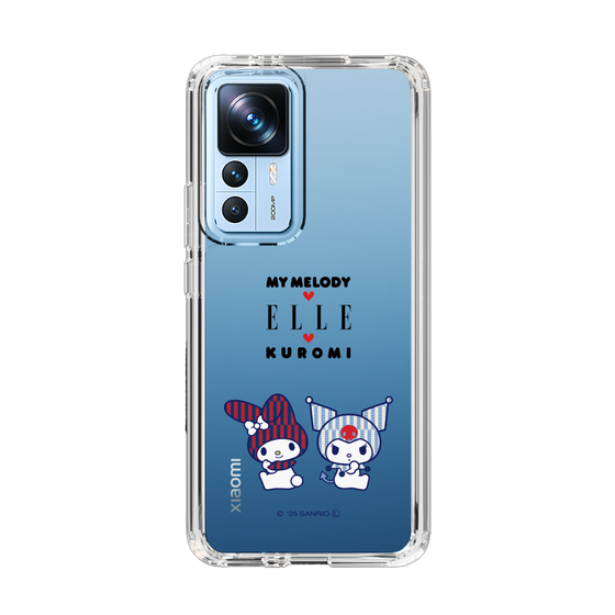 スリムプロテクションケース［ ELLE×マイメロディ＆クロミ - トリコロールカラーグラフィック8 ］