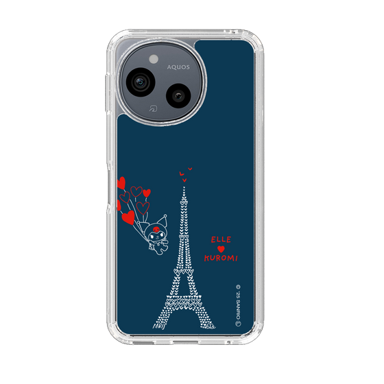スリムプロテクションケース［ ELLE×マイメロディ＆クロミ - ハートのタワー ］