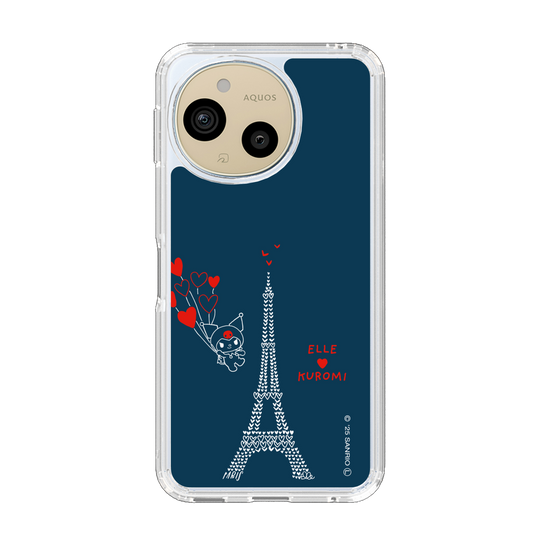スリムプロテクションケース［ ELLE×マイメロディ＆クロミ - ハートのタワー ］