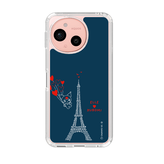 スリムプロテクションケース［ ELLE×マイメロディ＆クロミ - ハートのタワー ］