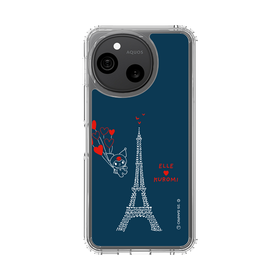 スリムプロテクションケース［ ELLE×マイメロディ＆クロミ - ハートのタワー ］