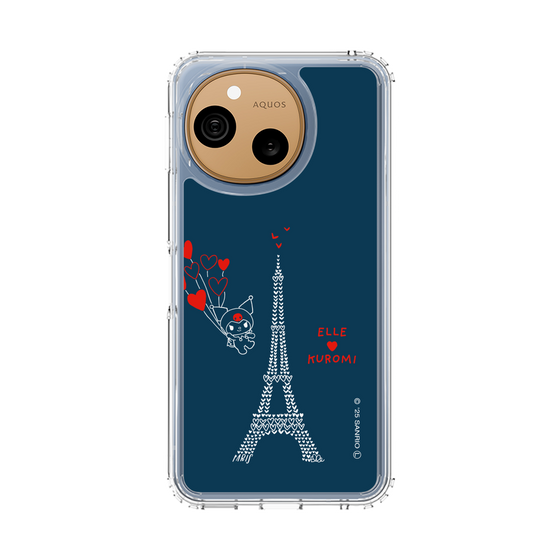 スリムプロテクションケース［ ELLE×マイメロディ＆クロミ - ハートのタワー ］