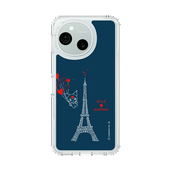 スリムプロテクションケース［ ELLE×マイメロディ＆クロミ - ハートのタワー ］