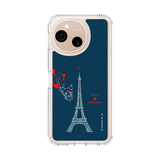 スリムプロテクションケース［ ELLE×マイメロディ＆クロミ - ハートのタワー ］