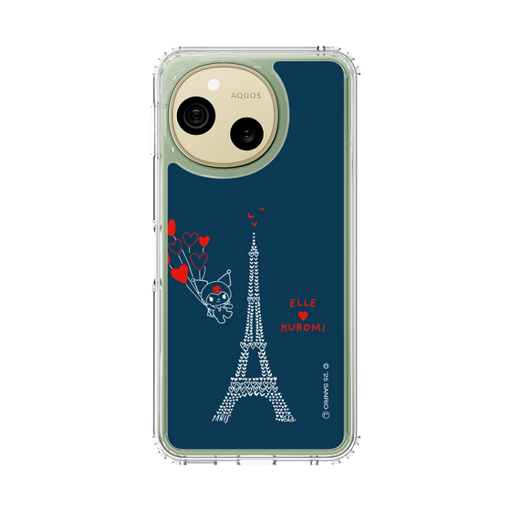 スリムプロテクションケース［ ELLE×マイメロディ＆クロミ - ハートのタワー ］